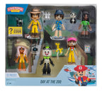 Livetopia Day at the Zoo Pack- Six 2.75-Inch Mix-and-Match Figures with Unique Accessories and Exclusive Virtual Item Code