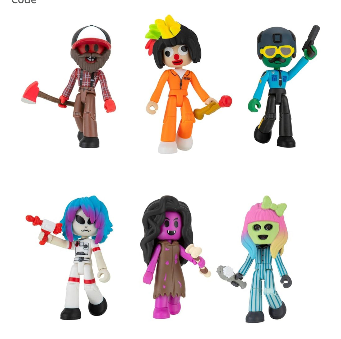 Brookhaven’s Most Wanted- Six 2.75-Inch Mix-and-Match Figures with Unique Accessories and Exclusive Virtual Item Code