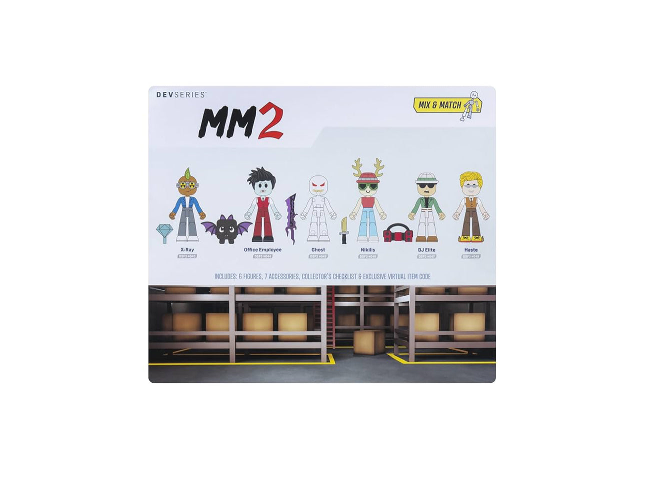 MM2: Powers Pack Six 2.75-Inch Figures Ghost Mix & Match ^ Exclusive Virtual COD